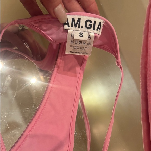 I AM GIA Amina Pink Cut Out Mesh Set - Picture 6 of 12